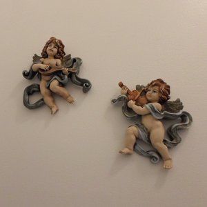 Cherubs 3-D Wall Décor – Set of 2